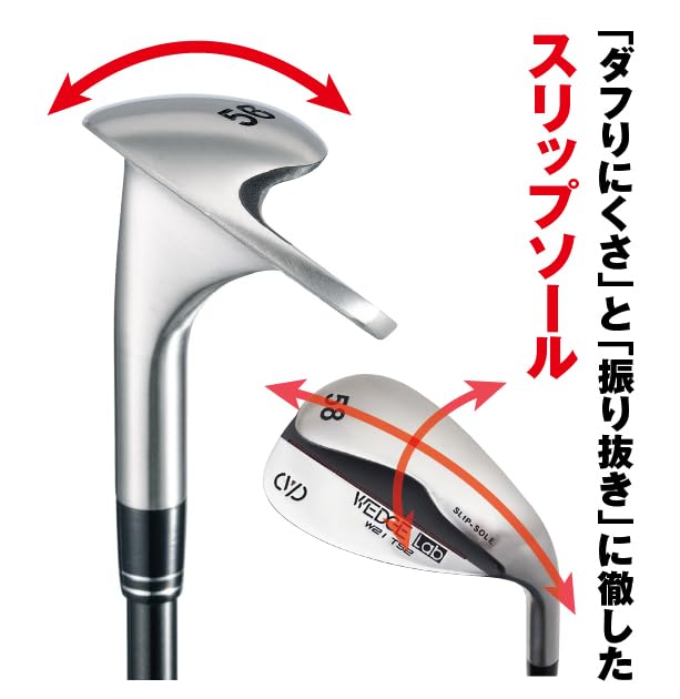 Amazon.co.jp: ウェッジ ラボ スリップソールウェッジ 58度 : スポーツ