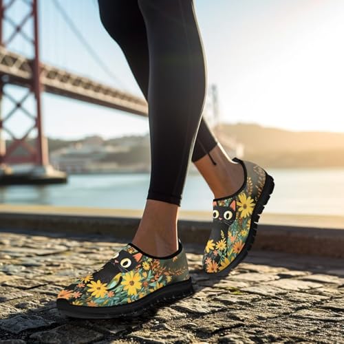 Image of Womens Slip On Walking Shoes Non Slip Loafer Breathable Holiday Travel Shoe Lightweight Casual Low Top Sneakers SizeUS 5.5-11.5