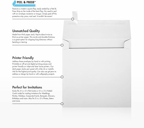 Vista 36 de Sobres cuadrados de 5 1/2 x 5 1/2, Seafoam