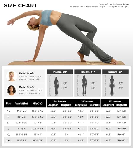 Pantalon de yoga évasé Willit du studio de pilates au quotidien