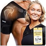 ZENKEYZ Copper Infused Shoulder Brace & Arm Sling - Size S/M (Chest 28-38