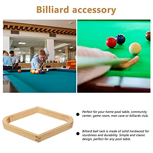 VOSAREA 2 Stuks Houten Biljart Bal Rack Set Hout Biljart Driehoek Rack Diamant Rek Tafel Zwembad Bal Rekken - Image 7
