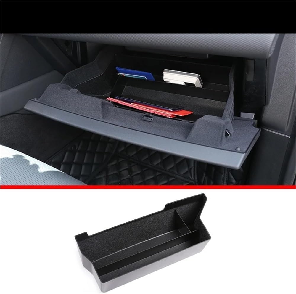 Glove Box Partition Plate Compatible for Land Rover Discovery Sport 2020-2024 Center Console Storage Glovebox Container Organizer Shelf