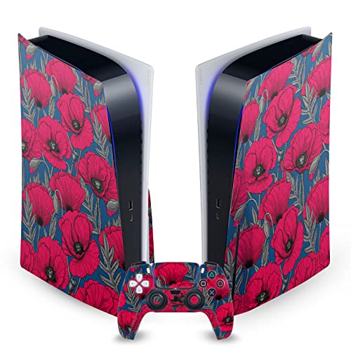 Autocollant De Jeu Peau Ambiance Florale pour Console PS5 Édition Disque Salon Moderne