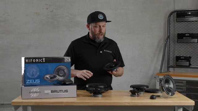Amazon.com: Hifonics Zeus ZS35CX 3.5 Inch 2 Way 125W Car Audio