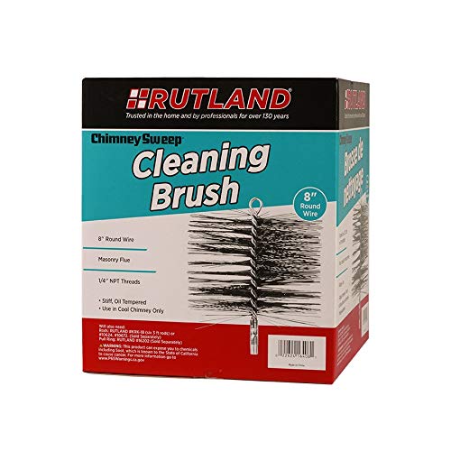 Rutland Products 16408 8-Inch Round Chimney Cleaning Brush, Red by RUTLAND PRODUCTS - Image 2