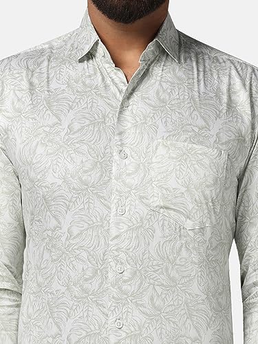 Image of TAHVO Men's Regular Fit Long Sleeves Cotton Formal Shirt