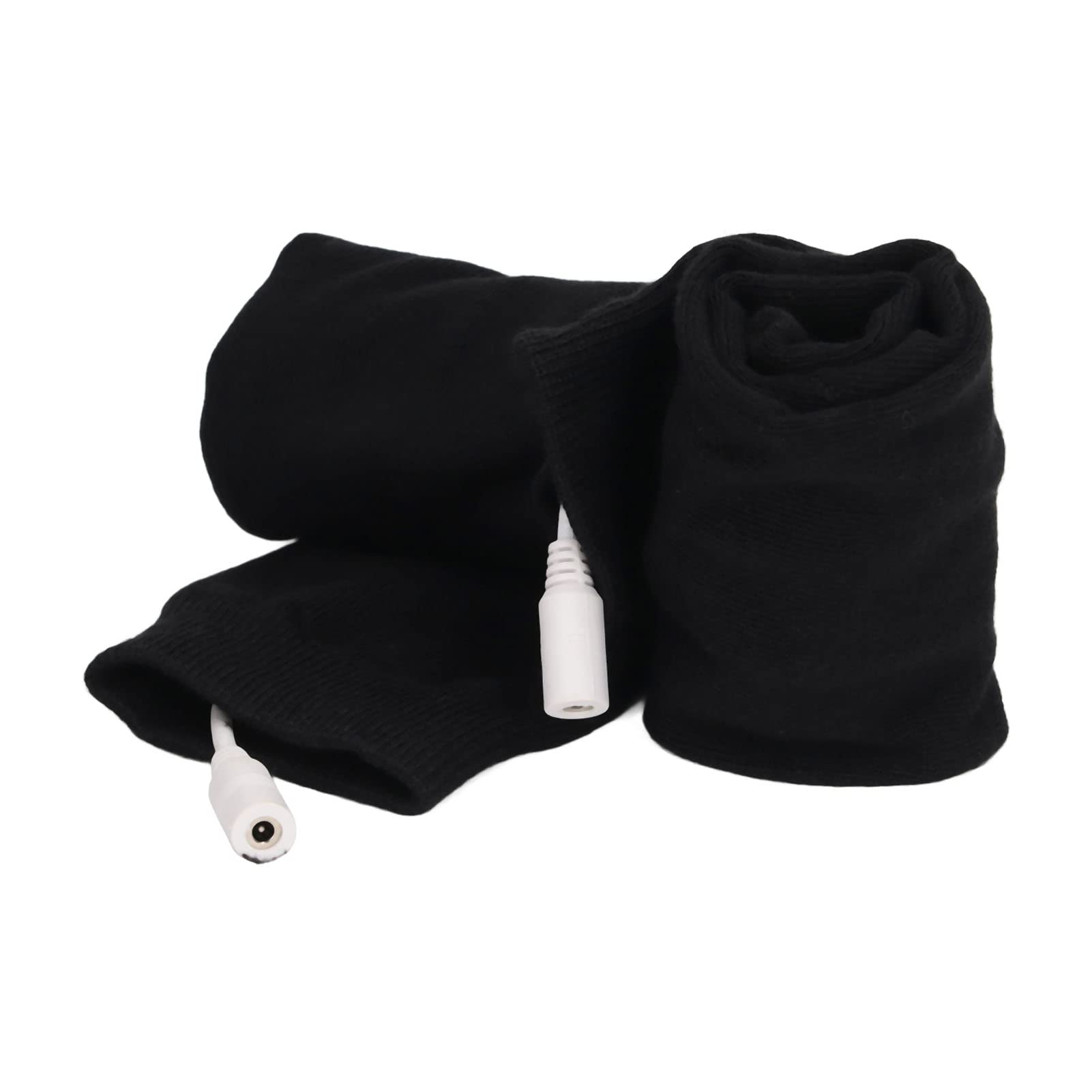 Waywoo 1Set Winter Cotton Heated Socks Rechargeable Electric Heated Socks, Battery Heated Socks, Electric Heated Socks for Men Women Outdoors Skating Skiing Hunting Fishing