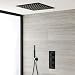 Produktbild Hudson Reed Nox - 400x400mm Regenduschkopf Unterputz & Handbrause mit 2-Wege Duscharmatur, Schwarz