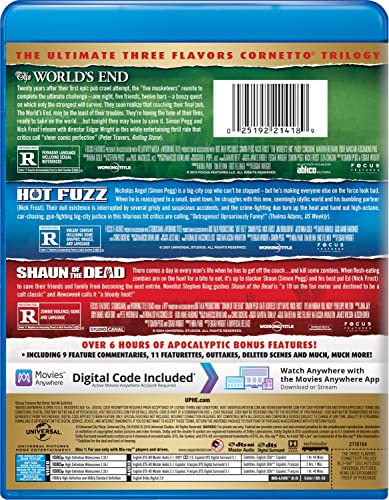 Shaun of the Dead / Hot Fuzz / The World's End Trilogy [Blu-ray]
