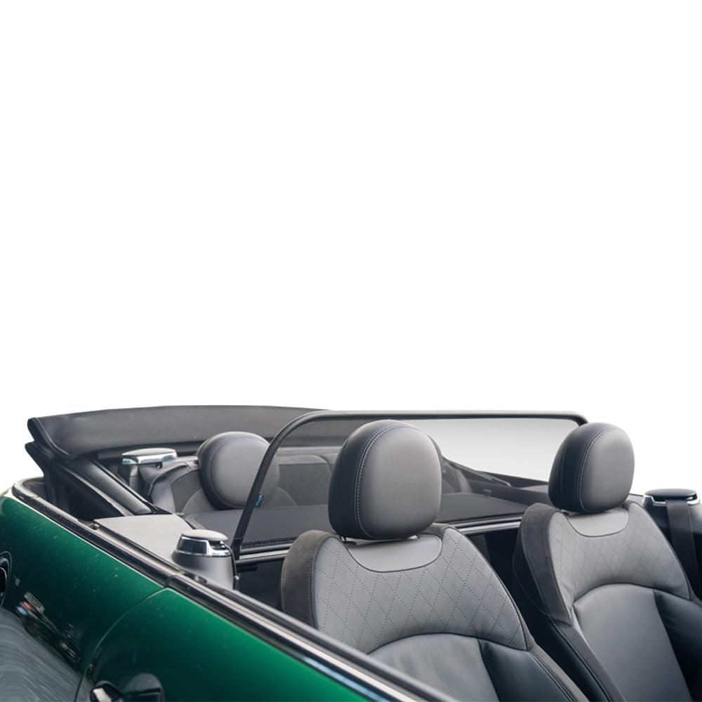 Aperta Windschott passend für Mini Cooper Cabrio (2015-2024) F57 - Ohne Bohren - 100% Passgenau OEM Qualität Schwarz Windstop Windabweiser
