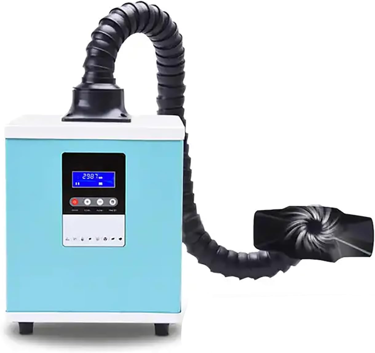 ERICAT Welding Fume Purifier, 150W Solder Fume Extractor with LCD Display Screen, Three-Layer Filtration System and 278m ³/H High Flow Suction,Fast Smoking and Detachable Smoking Pipe, for Soldering