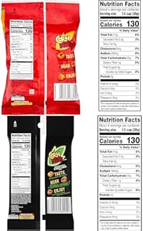 Crunchy Corn Nuts Variety Pack | 4 oz Bags (Pack of 12) | Loaded Taco, Chile Picante, Ranch, Original, Mexican Street Corn, BBQ | Bulk Box | Mighty Merchnadise Gift