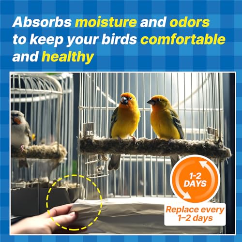 Image of T TORTO9 Bird Cage Liner - 120 Paper Sheets, 9 inch x 12 inch, 0.87 lb - Ideal for Pet Habitats, Bulk Pack for Long-Lasting Use, Newsprint Texture, Convenient Parcel Packaging