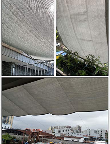 Filet d'ombrage contre la chaleur 2x7m gris résistant serre - 3