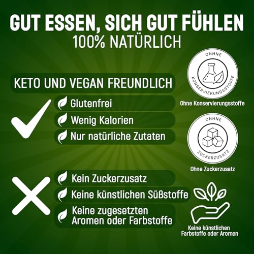 Natreen Marmelade aus regionalen Früchten mit natürlichem Stevia ❘ Ohne Zucker Konfitüre ❘ Ohne Konservierungsstoffe ❘ Gesunde Wahl für Frühstück, Snack und zum Backen ❘ Glutenfreie Fruchtmarmelade