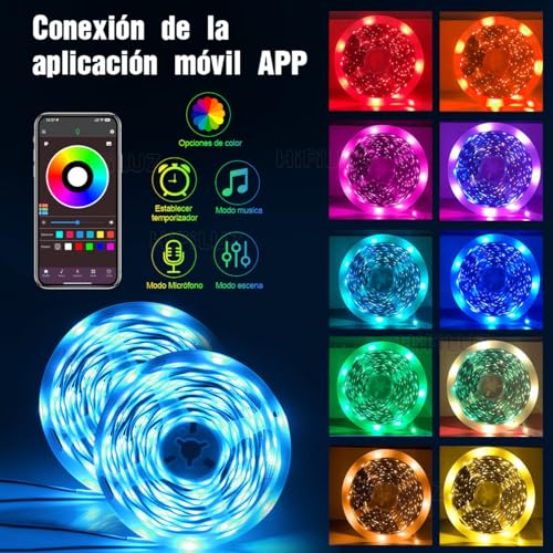 Tiras LED de colores 10 Imagen adicional