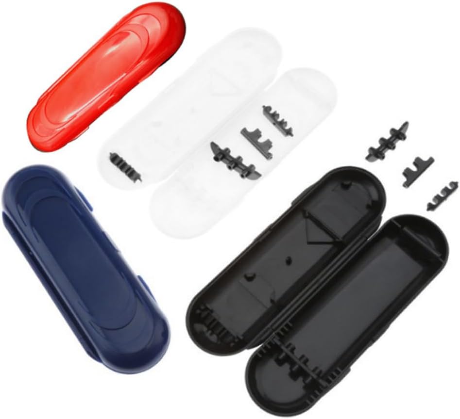 POPETPOP 6pcs Portable Plastic Dart Carrying Case Storage Box for Accessories Lightweight and Compact Holder Professional Game Container Black