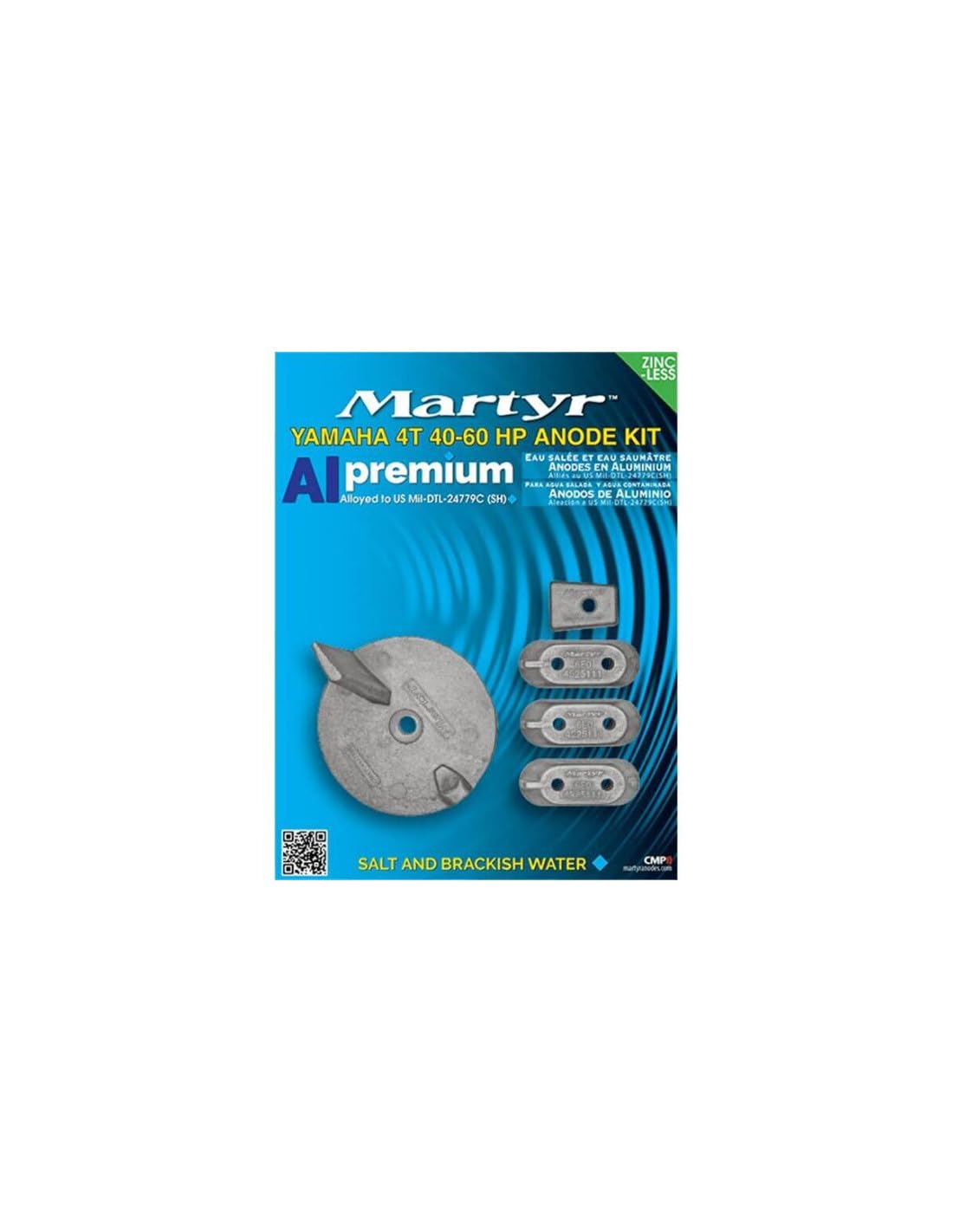 Yamaha Aluminium Anode Kit To Suit 60-90Hp