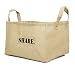 Jute Storage Containers for Kids Storage, Closet Organizer, Baby Organizer. Decorative Storage Baskets (SHARE)