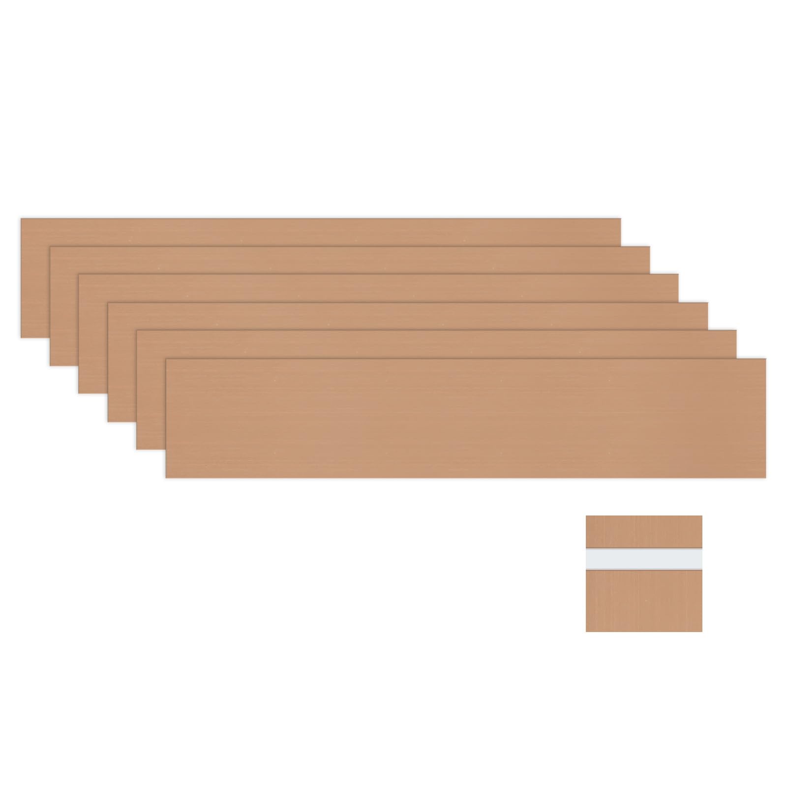 Laser Engraving Blanks - 12 Pack ABS Sheets -14
