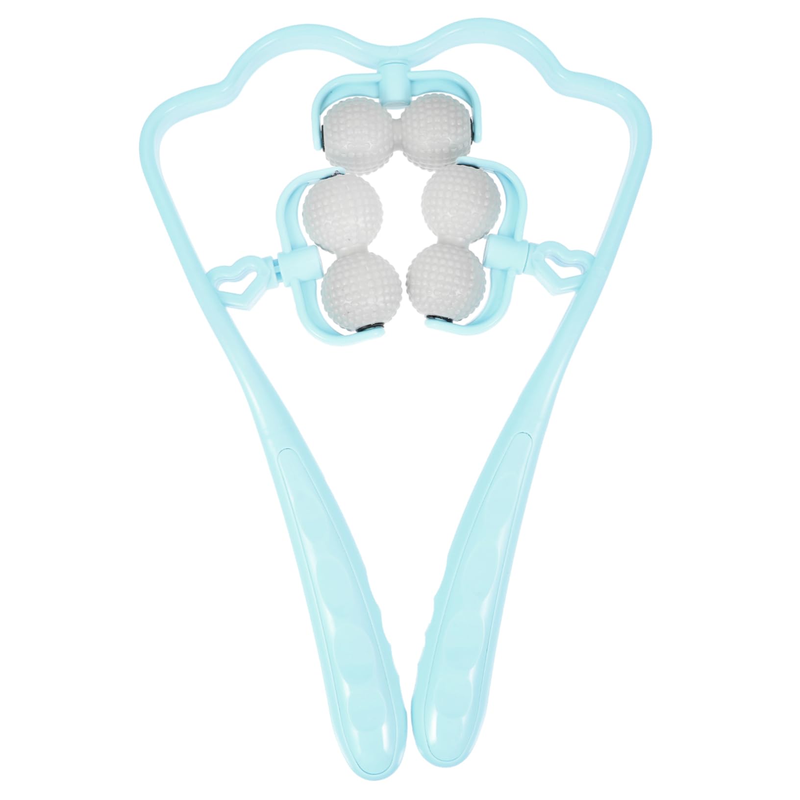 HOMSFOU Shoulder and Neck Massage Artifact Neck Massager Balls Self Back Massager Dual Pressure Point Neck Massager Cervical Massager Multi-functional Neck Massager Handle Handheld Abs