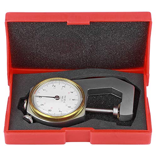 Calibrador de espesores, herramienta de medición para joyería en aleación de aluminio, comprobador de grosor, micrómetro de espesor, probador de espesor para joyería miniatura 1