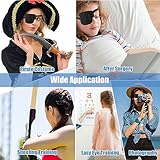 Bewudy 2 Stück Augenklappe Medizinisch, Einzelne Augenklappe Verstellbare Augenmaske, Medizinische Augenklappen für Erwachsene und Kinder Auge die Erholungsphase nach Operationen (2pcs Rechtes Auge)