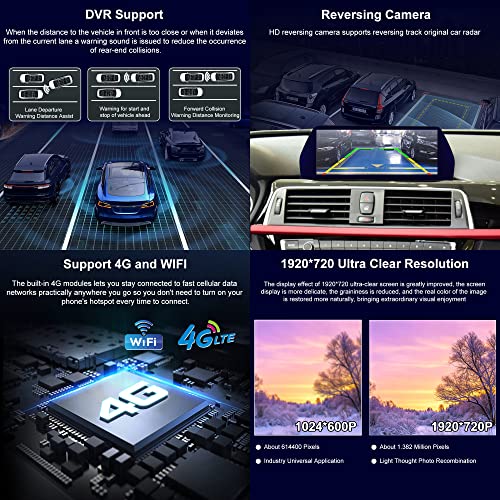 Navegador GPS automotivo de 12,3 polegadas para BMW Série 3 Série 4 F30 F31 F32 F33 F34 F36 Android