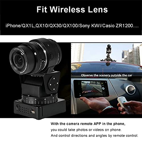 Mcoplus Yt-260 Video Motorized Pan Head,Remote Control Motorized Pan Tilt Head For Phones, Wifi Camera, Action Cameras,Mirrorless Cameras (Limited Weight Under 260G) #TOP3