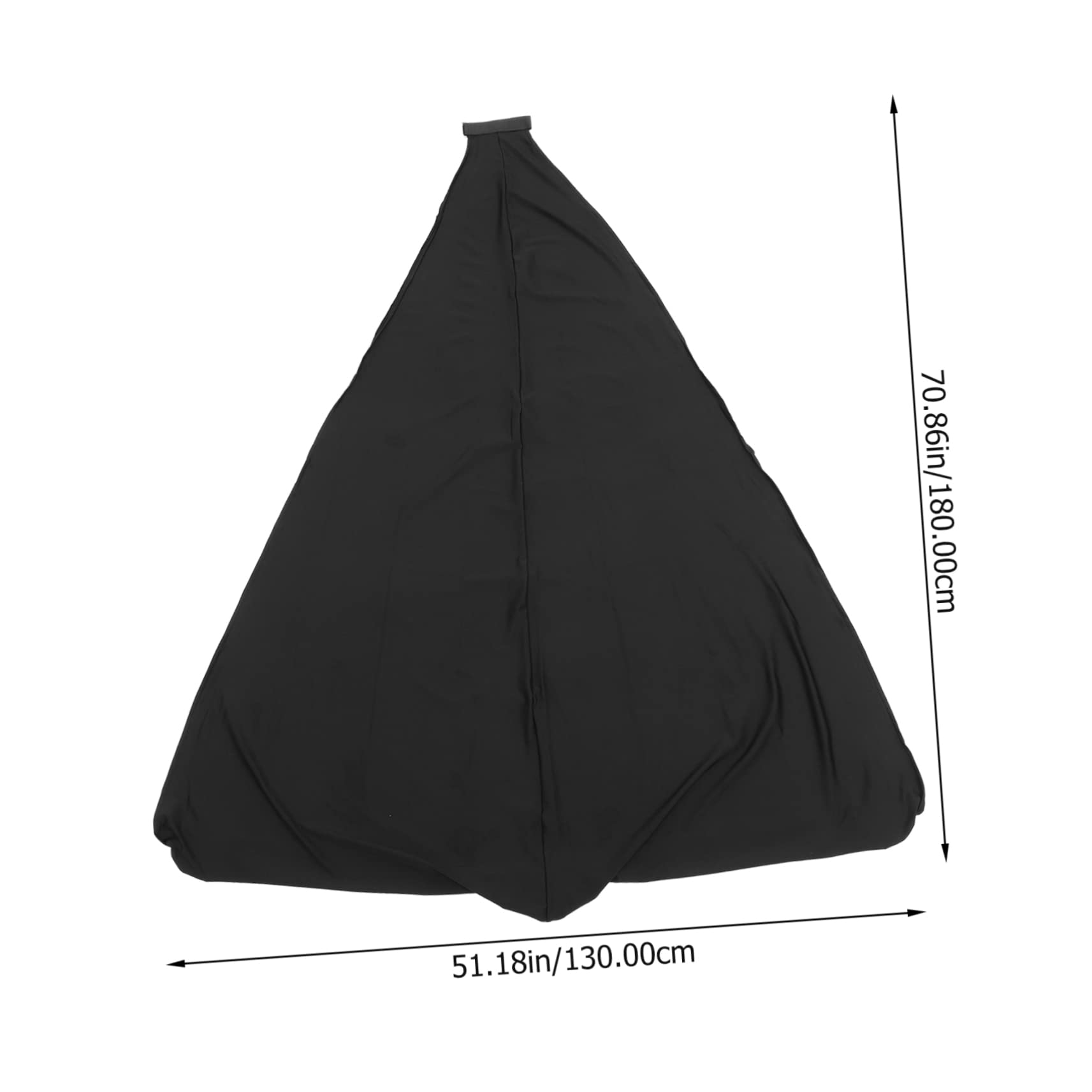 HANABASS Portable Speaker Stand Cover Two Sided for Outdoor Events Durable and Tear Resistant Machine Washable Speaker Holder with Cable Management for Dj and Stage