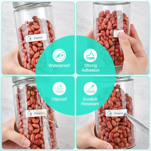 OFFCUP Etikettenband, 15 mm x 6 m, Etikettenband, selbstklebend, Klebeband für Drucker P11/P12/P15, thermisch, selbstklebend, für Schule, Haus, Büro