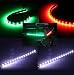 Boat Bow LED Navigation (STERN & BOW) Light Kit, Red, Green, and White Strips for Bass boats, Pontoon, Ski, Canoes, Kayaks, Triton, Ranger, BassCat, Nitro, Tracker Marine, Legend, Skeeter, Sun Tracker, Waterproof