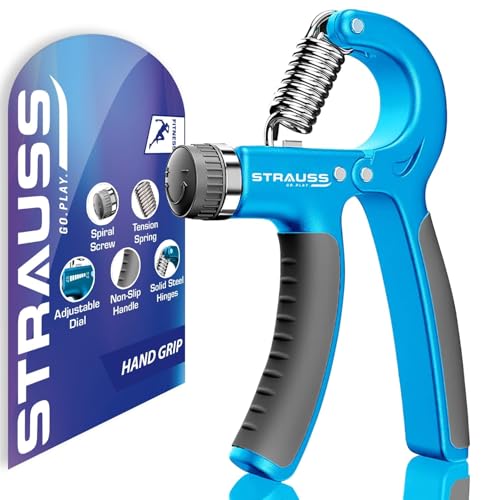 Strauss Adjustable Hand Grip| Adjustable Resistance (10KG - 40KG)...