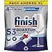 Finish Powerball Quantum All in 1 Pastillas para el Lavavajillas, 53 Pastillas