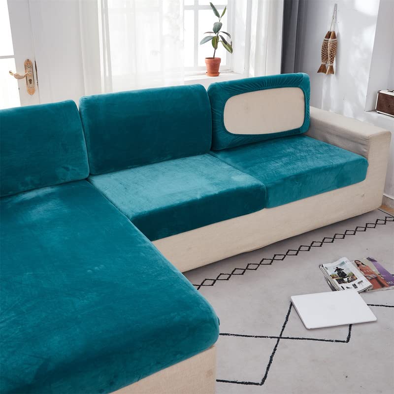 MINGPINHUIUS Soft Velvet Sofa Cushion Cover - Image 2
