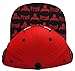 Mitchell & Ness Chicago Bulls New Wave All Over Red Black Era Snapback Hat Cap