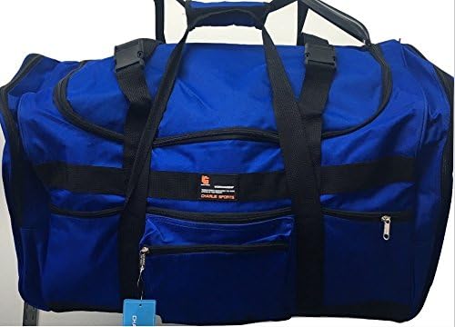 28" 50lb. Capacity Royal Blue with Black Trim Duffle Bag/ Gym Bag / Luggage / Suitcas