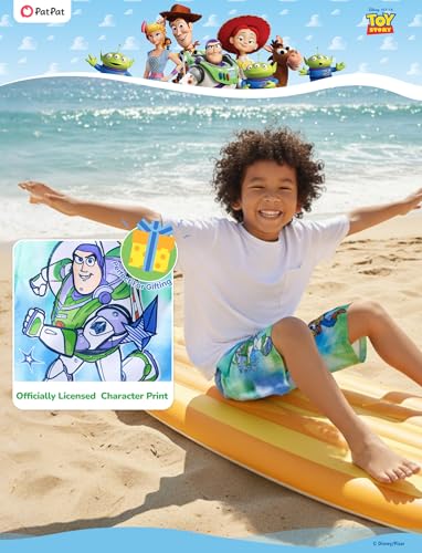 Image of Disney Stitch Spiderman Cars Winnie Toy Story Boy Swim Trunks UPF 50+Swim Shorts Compression Liner & Quick-Dry &Pockets 2-13Y