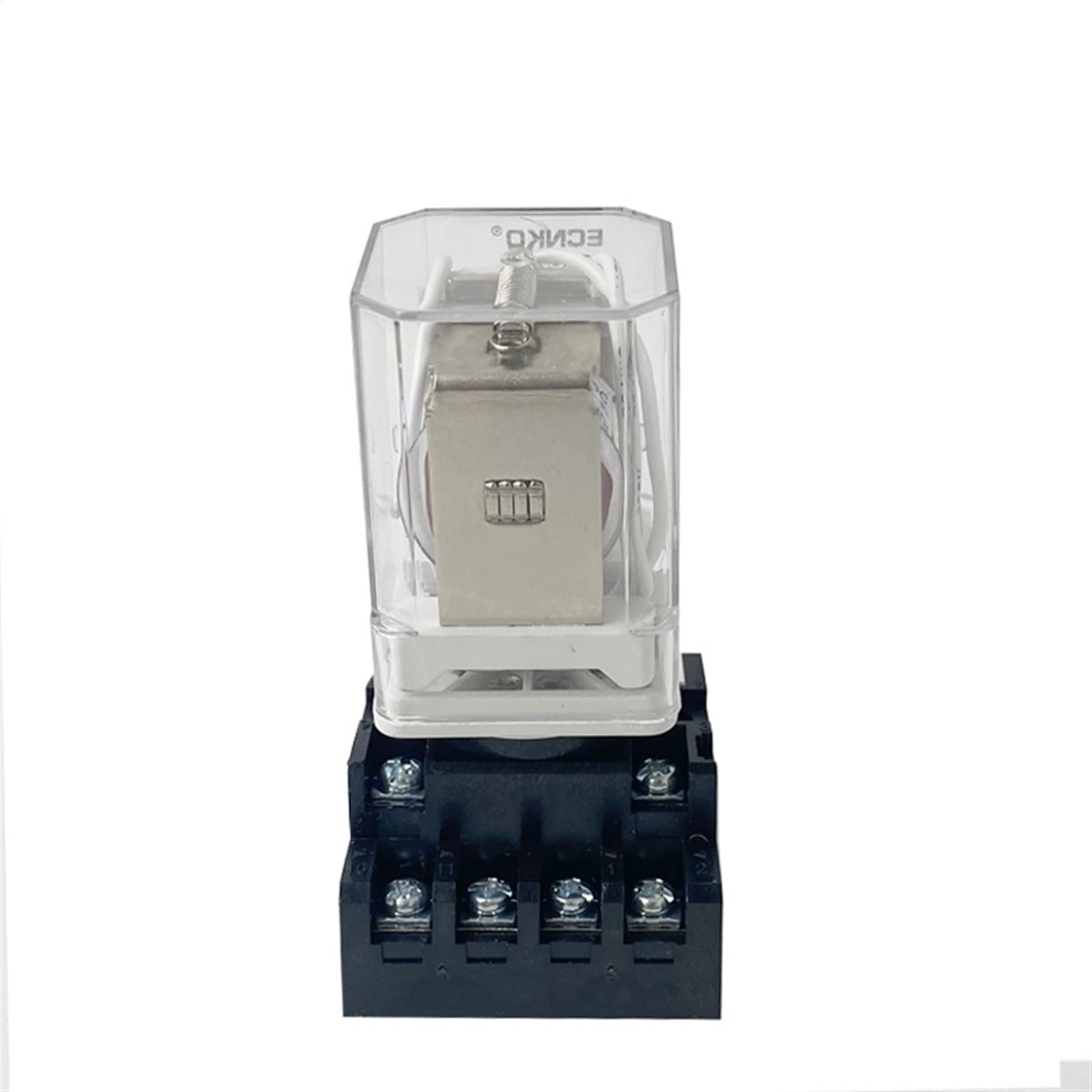 Relè elettromagnetico JTX-3C Montato su Guida DIN JTX-3Z AC 220V 110V 380V DC 24V Alimentazione elettrica 11 Pin con Base for Zoccolo relè(AC220V)