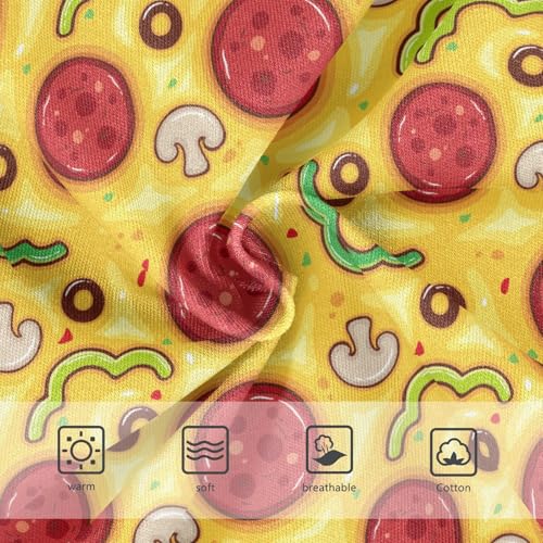 Little Girl Underwear Toddler Panties Kids Undies Pepperoni Pizza Soft Cotton Briefs 2T-8Y3