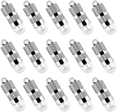 Vanble Mini LED Balloon Lights, LED Mini Party Light Non-Flashing Lighting LED Ball Lamp Miniature Light Bulbs for Paper Lanterns Party Decoration, Warm White, 15 Pcs