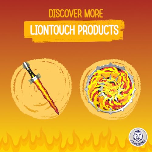 Liontouch Capa Fantasy Fire Flame para niños 3-8 años miniatura 7