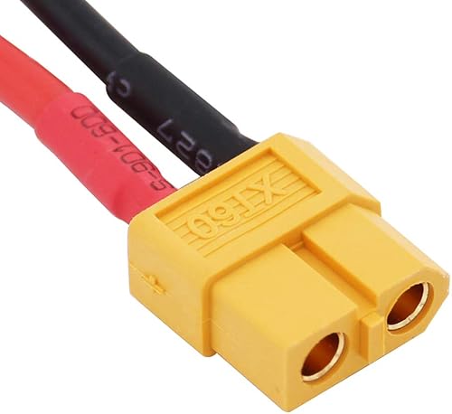 Miniatura 5 de XT-60  XT60 SeriesConector de batería serie con cable de 14 awg 3.9 in para Turnigy (paquete de 2)
