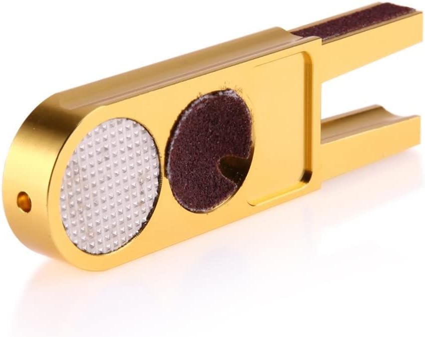 U-shape Billiards Pool Cue Tip Trimmers Tapper Muti-functional Nickel Trimmer Repair Tool