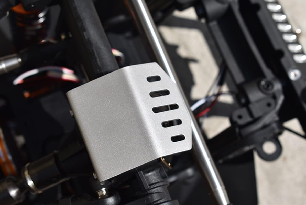 GPM AXIAL 1/6 SCX6 JEP JLU WRANG LER 4WD Stainless Steel Front/Rear Universal Bottom Baffle