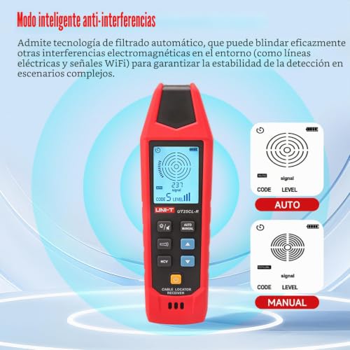 Comprobador de cables LAN con medición NCV y seguimiento de líneas POE activas 4