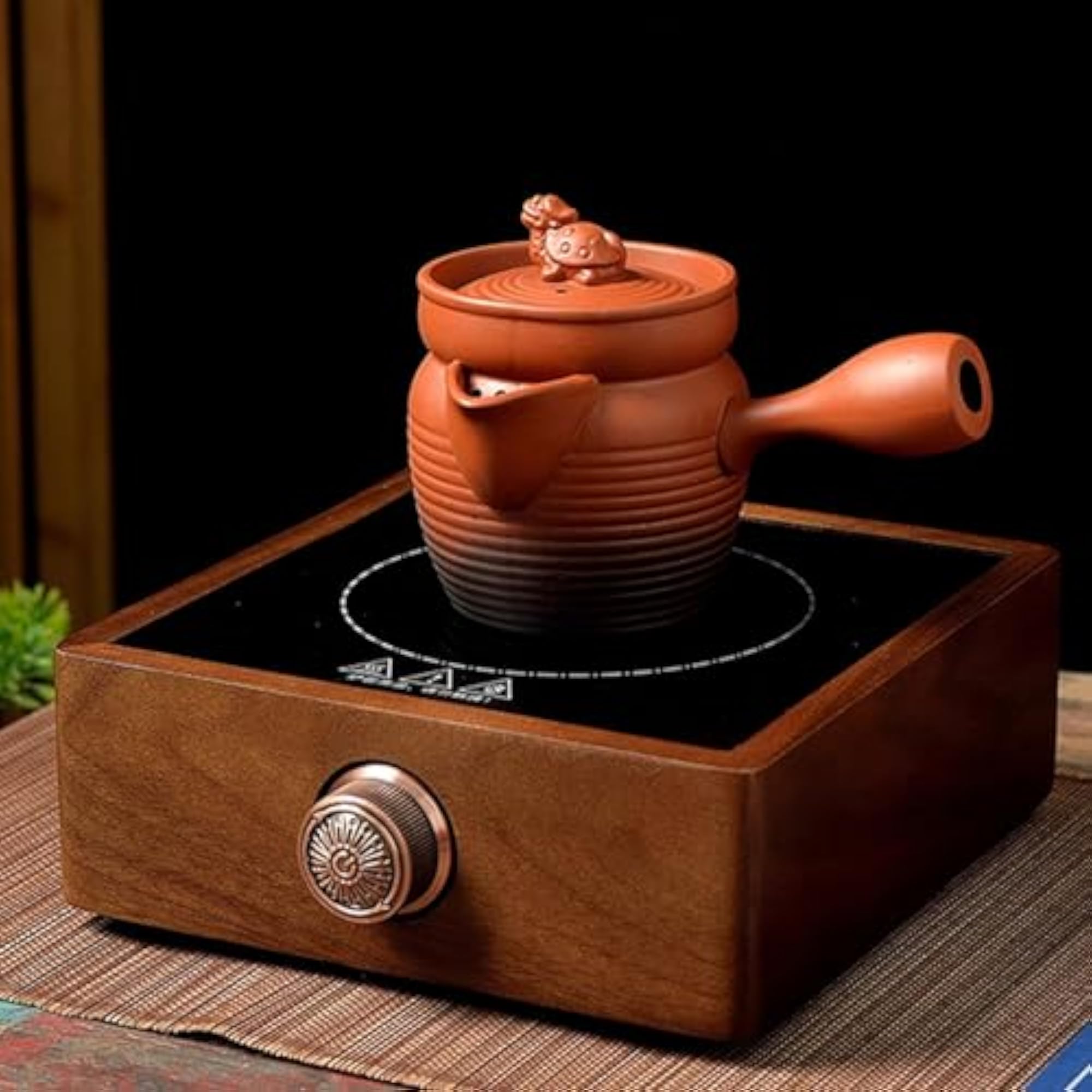 Durable Ceramic Teapot with Tea Filter for Household Use