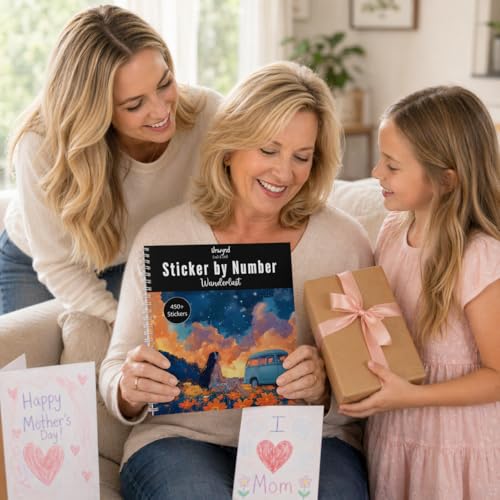 Image of Wanderlust Sticker by Number Book for Adult, Brain Puzzle Games Kits