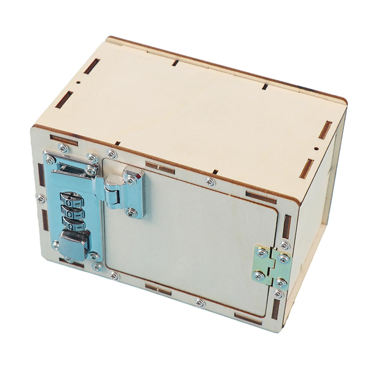 Alide Caja De Seguridad Con Contraseña, Construye Tu Propia Caja De Madera, Caja De Seguridad Mecánica, Kits De Carpintería, Materiales Para Bricolaje